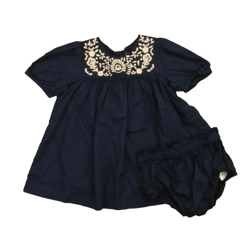 Ruby & Bloom Girls Navy | Pink Dress size: 3 Months